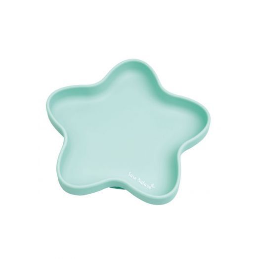 Farfurie Silicon Stea Mint Verde