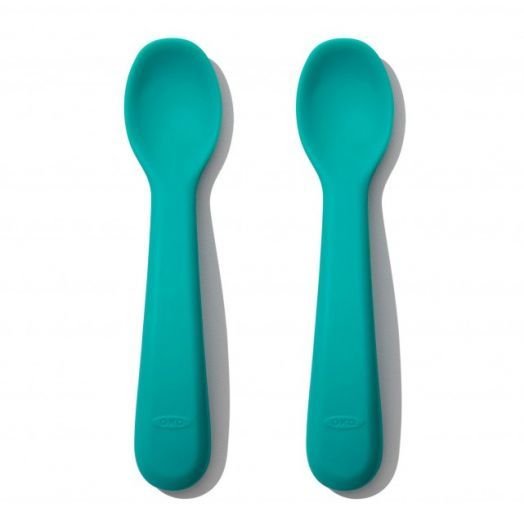  61150400 Set 2 Lingurite din Silicon Teal OXO tot Teal