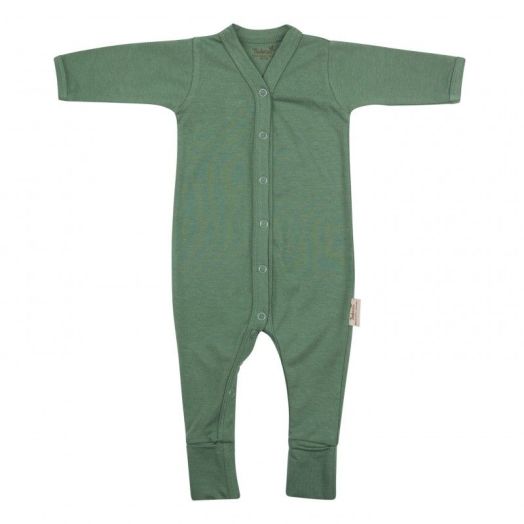 Salopeta de Corp cu Maneca Lunga, din Bambus Aspen Green 86-92 Verde