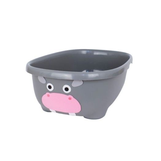 Set caserole hrana cu capac Bentomals To Go Hipopotam Gri