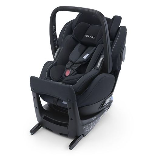 Scaun Auto cu Isofix, Rotativ 360° Salia Elite Prime Mat Black Negru