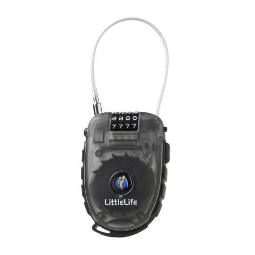  L10320 Lacat Multifunctional cu Cablu Lifeventure Negru