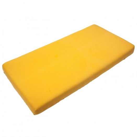 Cearsaf din Bambus cu Elastic 90 x 200 cm Ocher Galben