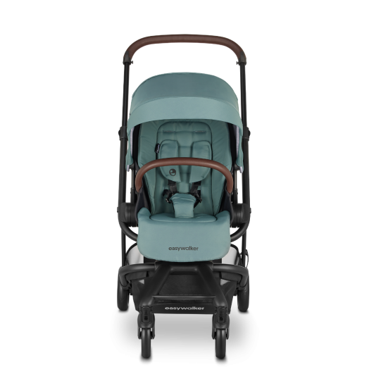 Carucior Charley Forest Green Roti Negre Negru