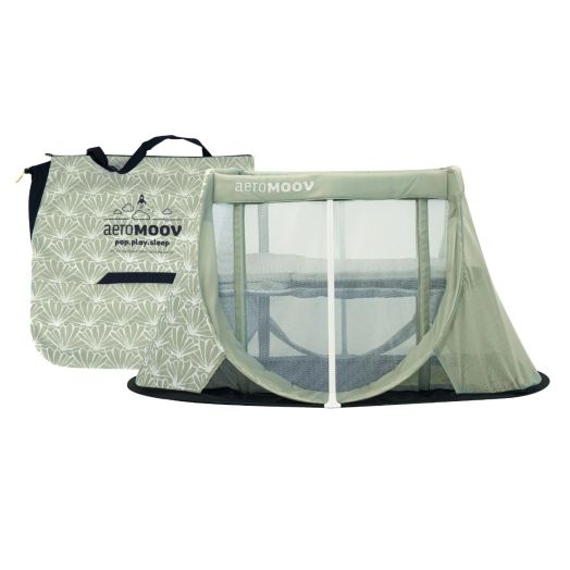 Patut Pliant Pop Up  Aeromoov, Seashell Olive Verde