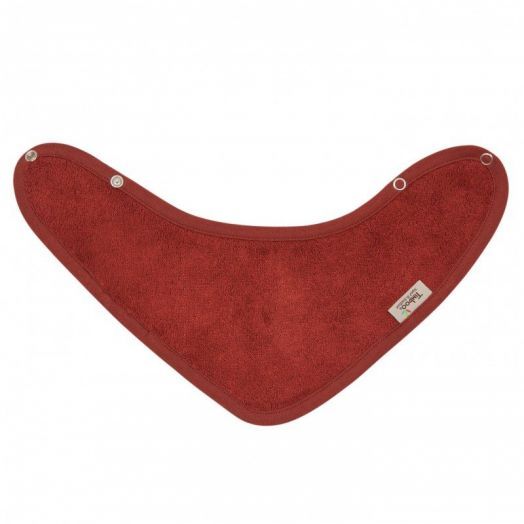 Baveta Textila Tip Bandana din Bambus Rosewood Caramiziu