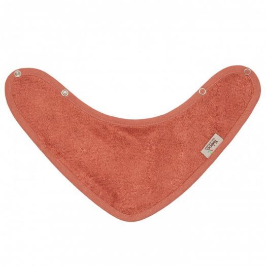 Baveta Textila Tip Bandana din Bambus Apricot Blush Roz