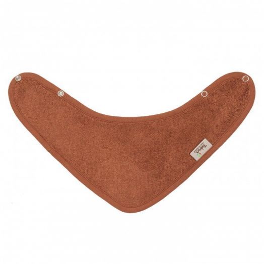 Baveta Textila Tip Bandana din Bambus Hazel Brown Maro