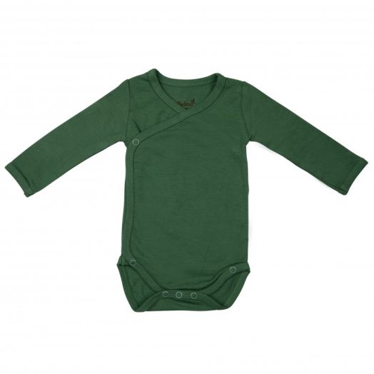 Body cu Maneca Lunga, din Bambus Aspen Green 50-56 Verde