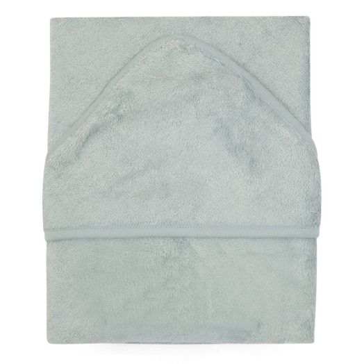 Prosop cu Gluga XXL pentru Copii din Bambus Sea Blue Albastru