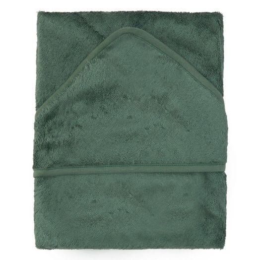 Prosop cu Gluga XXL pentru Copii din Bambus Aspen Green Verde
