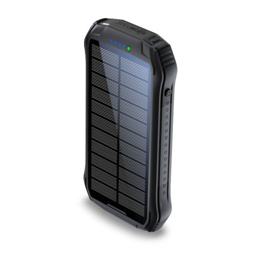 Baterie Externa Solara 10000 mAh Neutron Boompods Black Negru