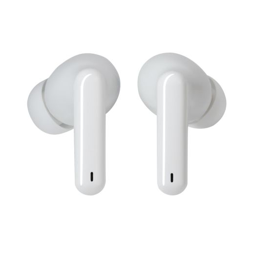 Casti Audio True Wireless In-Ear SKIM Sustainable, Bluetooth, Microfon, Autonomie 20h, Boompods, White Alb