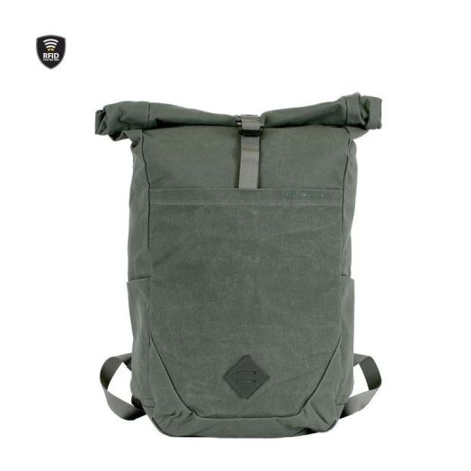 Rucsac cu Protectie RFID Kibo Olive 25l Verde