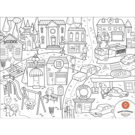 Set Complet pentru Desen cu Plansa Refolosibila din Silicon City Transparent