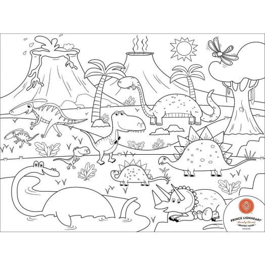 Set Complet pentru Desen cu Plansa Refolosibila din Silicon Dino Transparent
