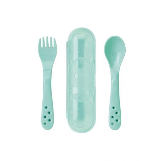 Set Tacamuri Copii cu Suport de Depozitare Mint Verde