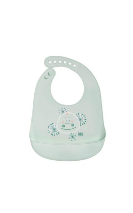 Baveta din Silicon YUM Crocodil Verde