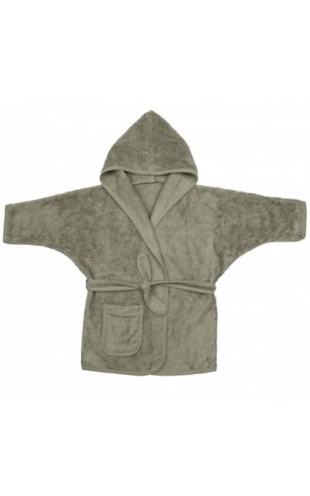 Halat de Baie Frotir din Bambus pentru Copii 2-4 ani Whisper Green Verde