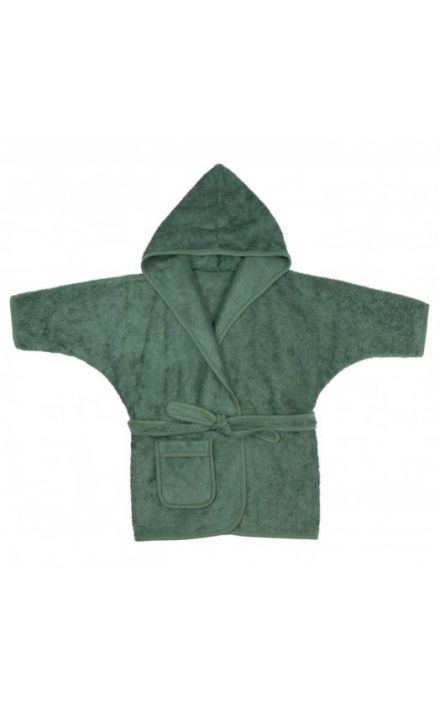 Halat de Baie Frotir din Bambus pentru Copii 2-4 ani Aspen Green Verde