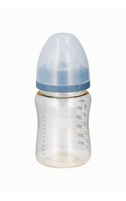 Biberon NaturalFlow 3 luni+ Transparent