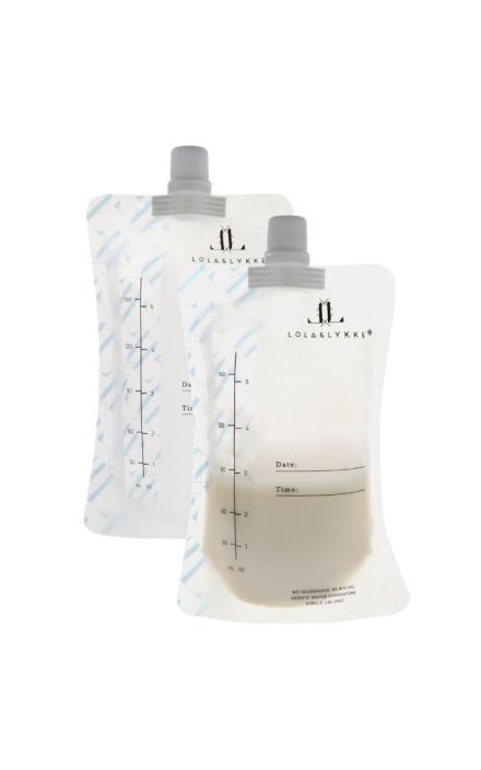 Pungi pentru Stocarea Laptelui Matern Lola&Lykke® (30 buc) 150 ml Transparent