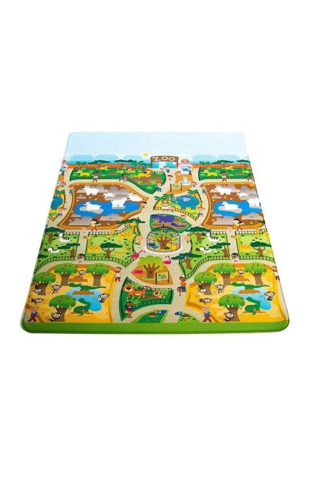 Covoras de Joaca Prince Lionheart Awesome City/Zoo Bleu