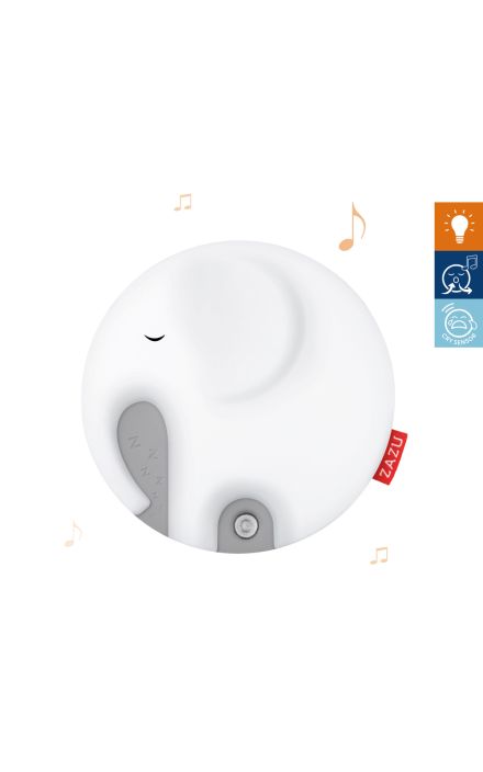 Elefantul Emmy cu Lumina si Muzica Zazu Kids Alb