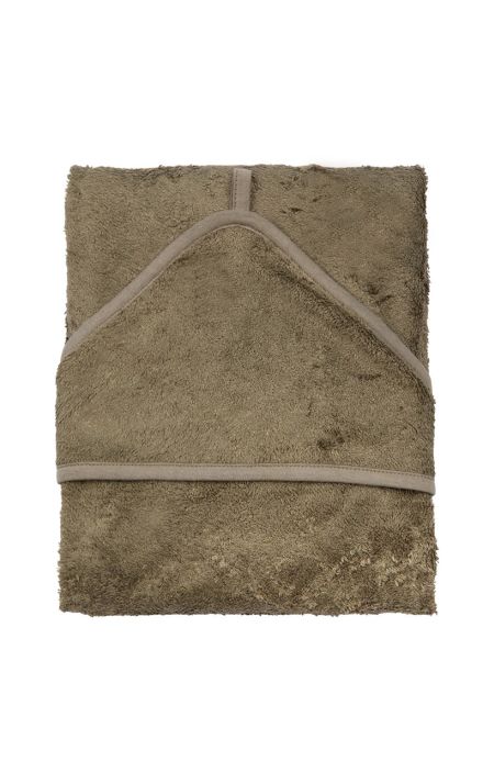 Prosop cu Gluga pentru Copii din Bambus Jungle Green Verde