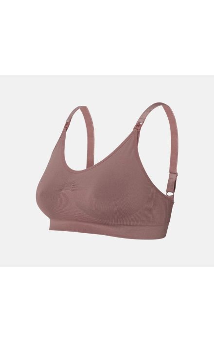 Sutien de alaptare fara cusaturi Hura Sensil Breeze Deep Taupe XL/XXL Lola&Lykke Negru