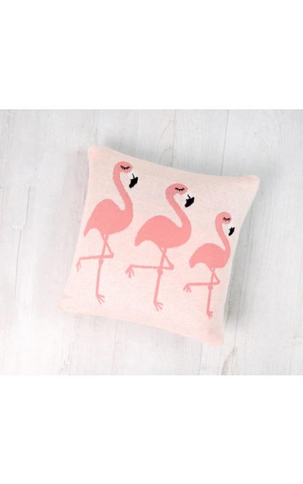 Perna Decor Bumbac Flamingo Roz Roz
