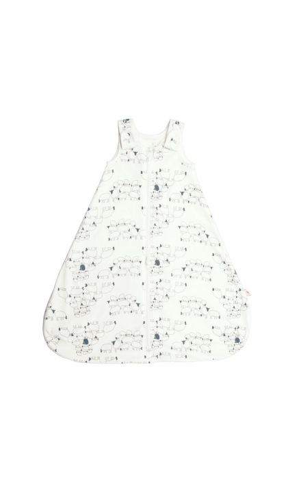 Sac de Dormit din Bumbac On The Move Sheep 6-18 Luni 1 Tog Alb