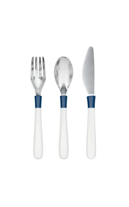 Set 3 Tacamuri Mari pentru Copii Navy Albastru