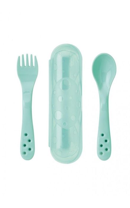 Set Tacamuri Copii cu Suport de Depozitare Mint Verde