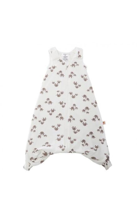 Sac de Dormit 2 in 1 Elefant 18-36 luni, 2.5 TOG Alb