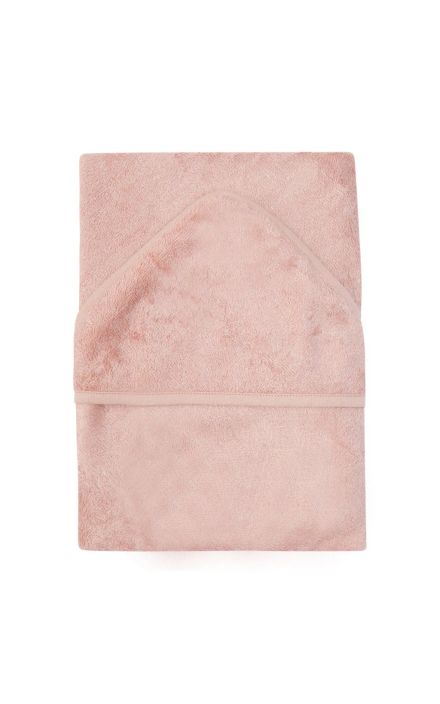 Prosop cu Gluga pentru Copii din Bambus Misty Rose Rosu