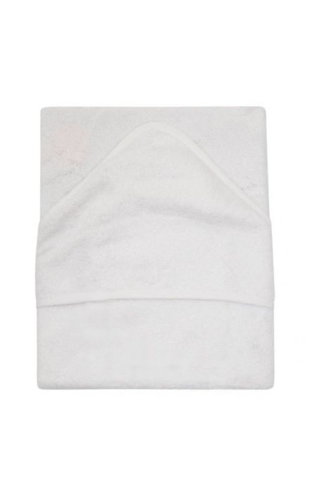Prosop cu Gluga XXL pentru Copii din Bambus Alb Alb