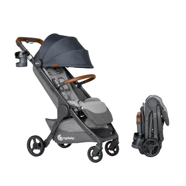 Carucior Compact Metro+ Deluxe Ergobaby London Grey Gri