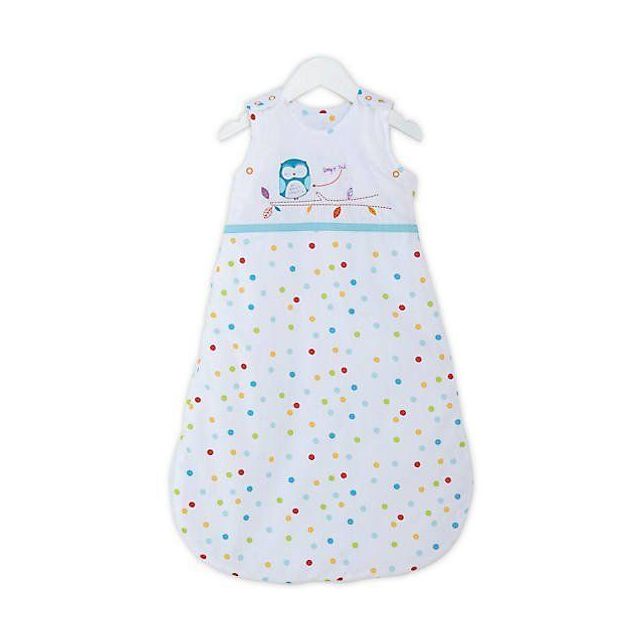 Sac de Dormit Sleepy Forest Friends 0-6 luni Alb