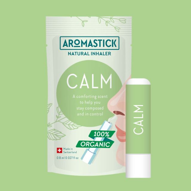 Inhalator nazal bio Aromastick Calm Verde