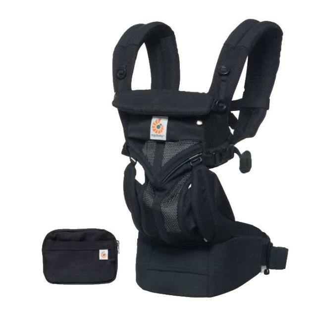 Marsupiu Omni 360 Cool Air Mesh Onyx Black pana la 20 kg Negru