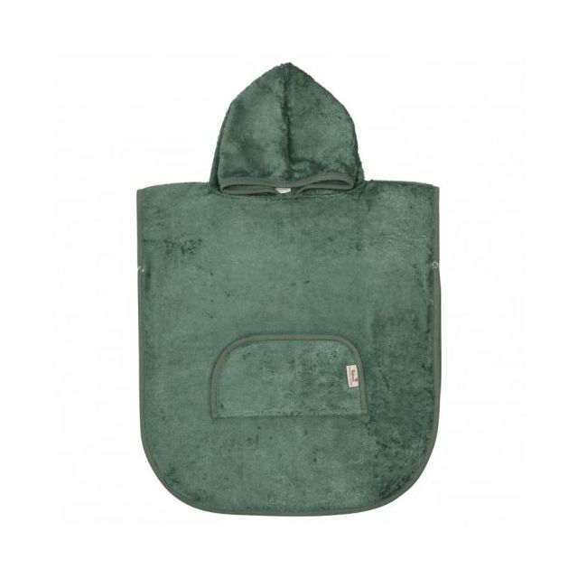 Poncho Copii din Bambus Aspen Green Verde