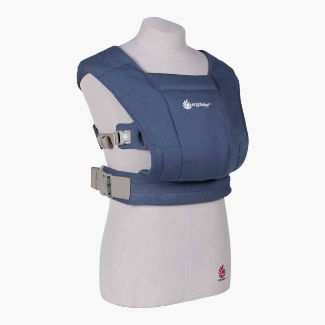 Marsupiu Ergobaby Embrace Soft Navy Albastru