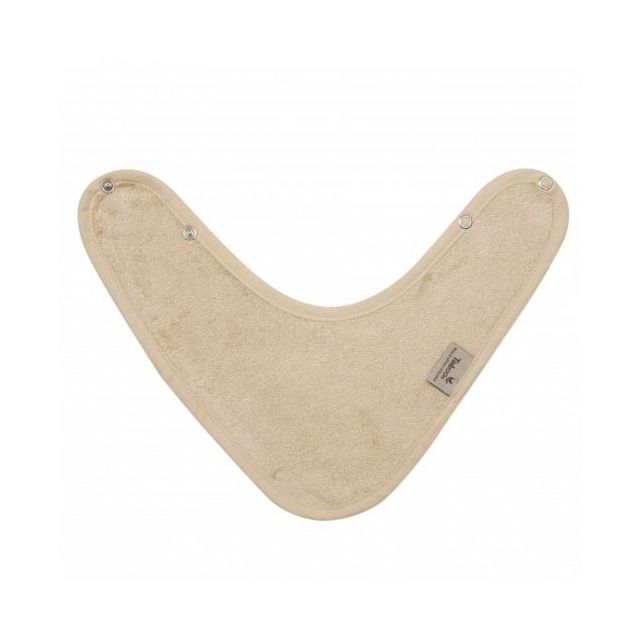 Baveta Textila Tip Bandana din Bambus Frosted Almond Crem