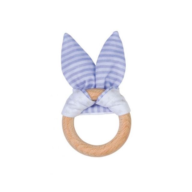 Jucarie Dentitie Nature Iepuras Blue Albastru