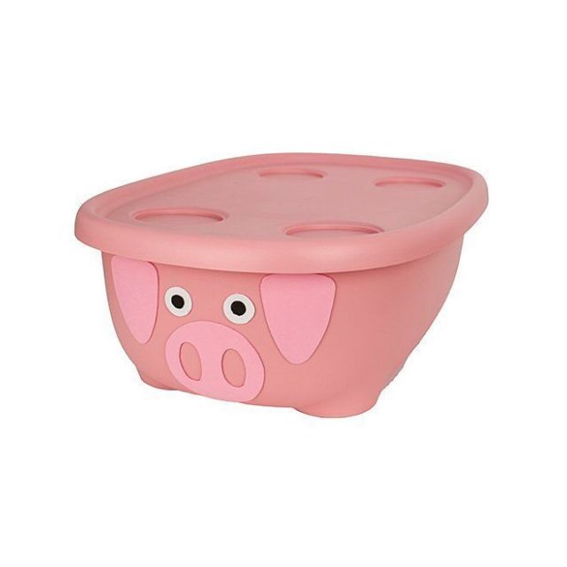 Set caserole hrana cu capac Bentomals To Go Purcelus Roz