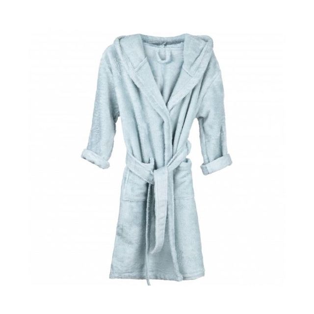 Halat de Baie Frotir din Bambus pentru Copii 4-6 ani Sea Blue Albastru