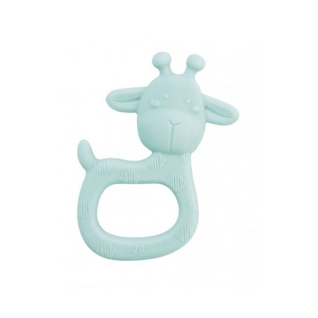 Jucarie Gingivala Silicon 'Petrecerea Girafei' Mint Verde