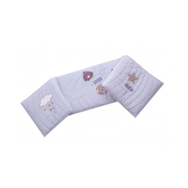 Protectie laterala pentru patut Far Away Universe Lila
