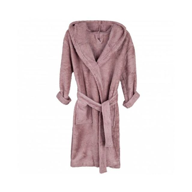 Halat de Baie Frotir din Bambus pentru Copii 8-10 ani Mellow Mauve Maro